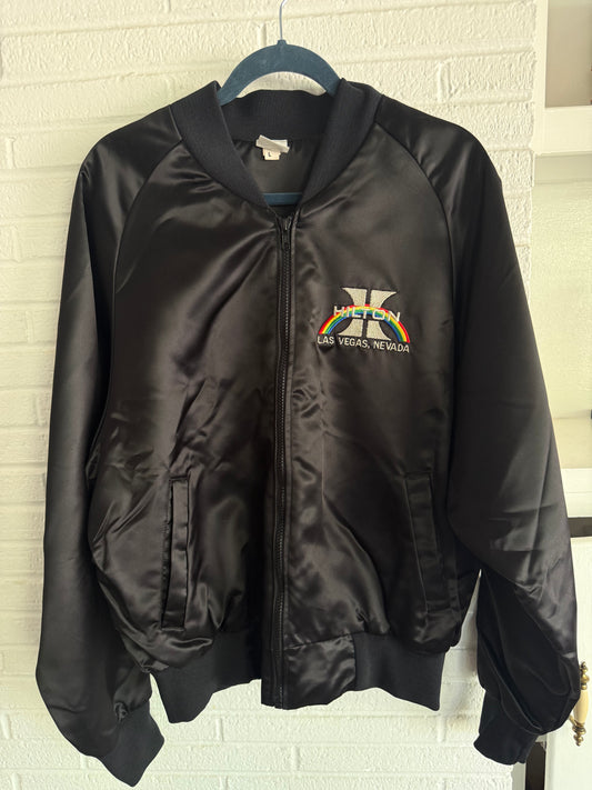 80's Hilton Satin Jacket