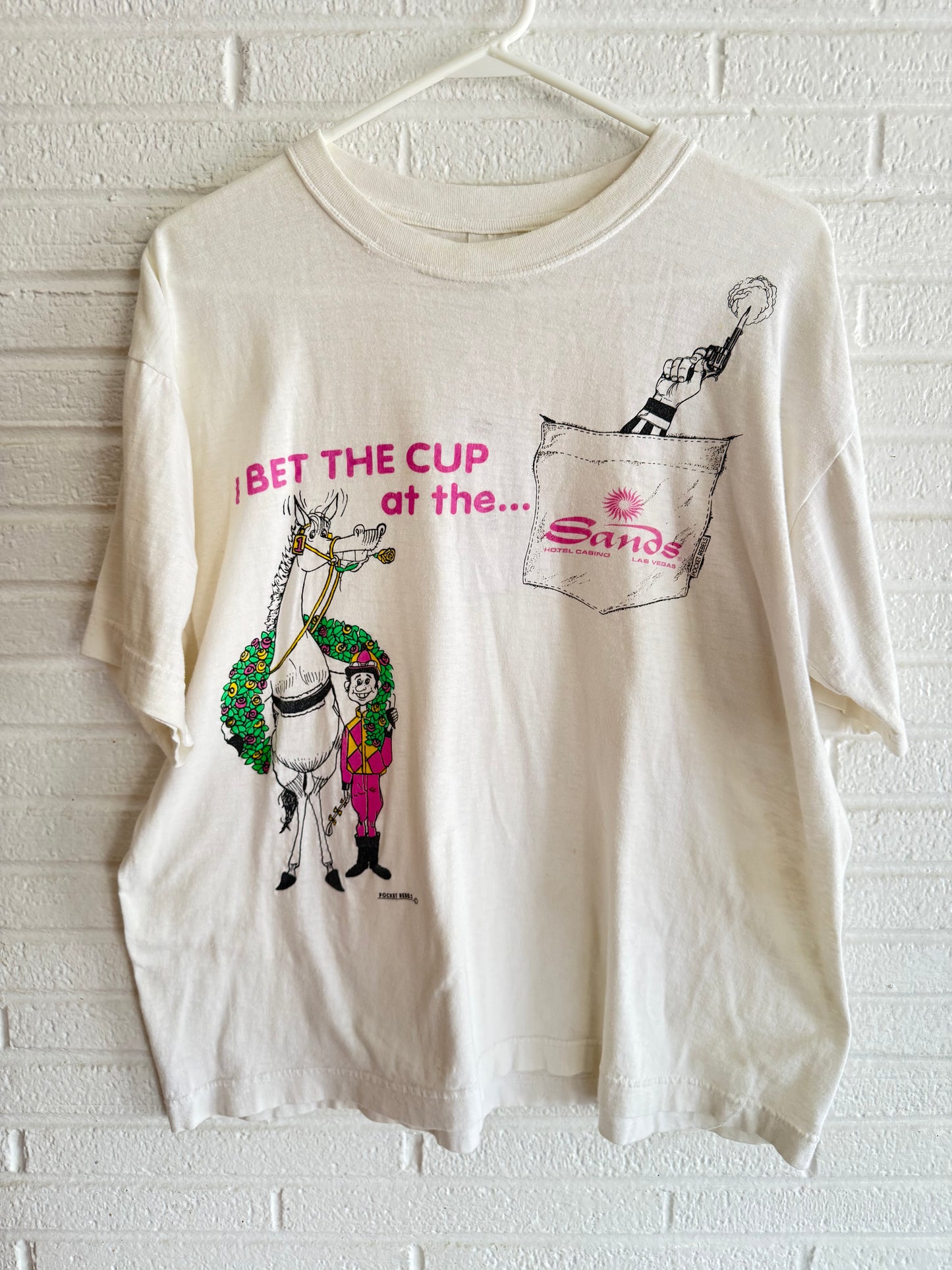 80’s White Sands Racing Tee