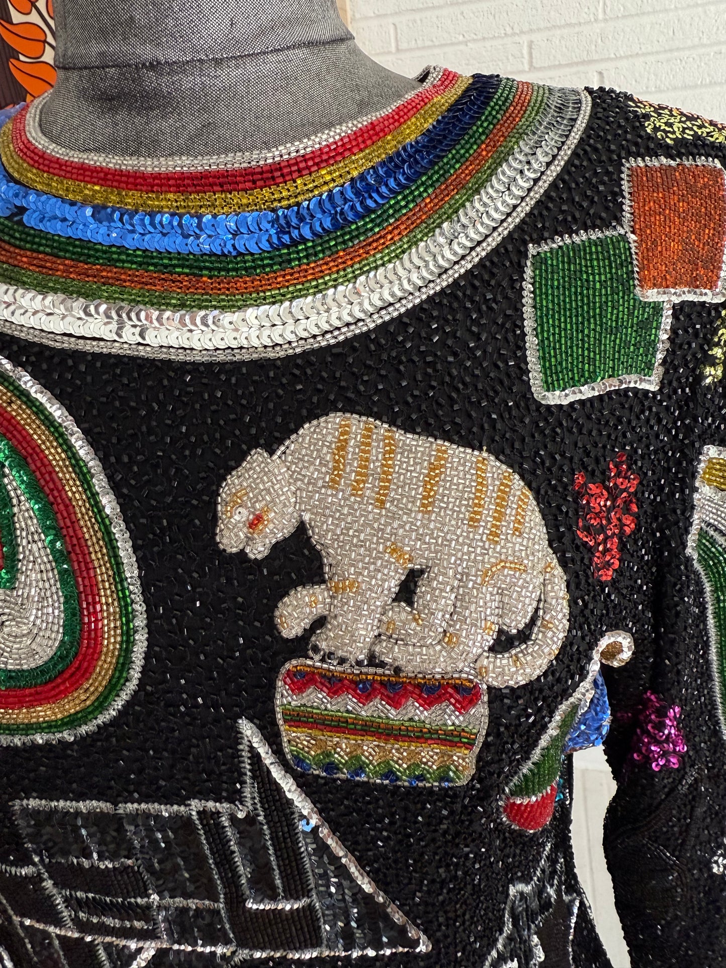 80's Jeet Sequin Dress