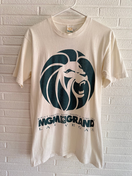 90's White MGM Tee