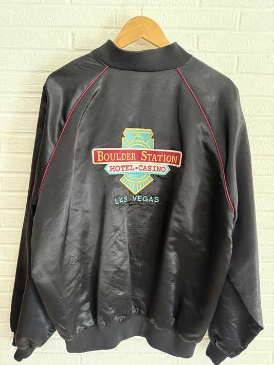 90's Boulder Station Satin Jacket