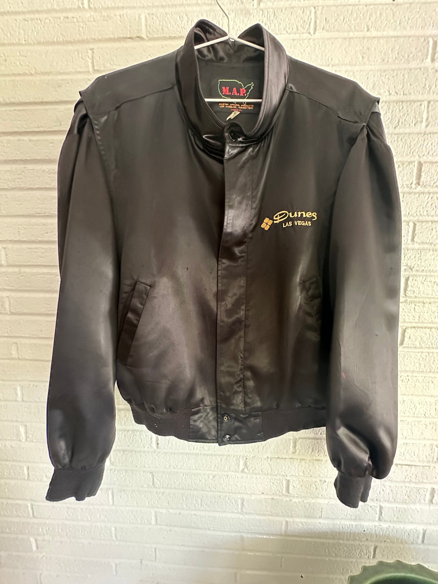 80's Dunes Casino Satin Jacket